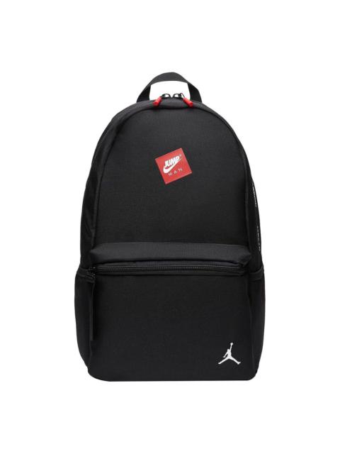 Jordan Air Jordan Decorative Zipper School Backpack Unisex Black DJ5684-010