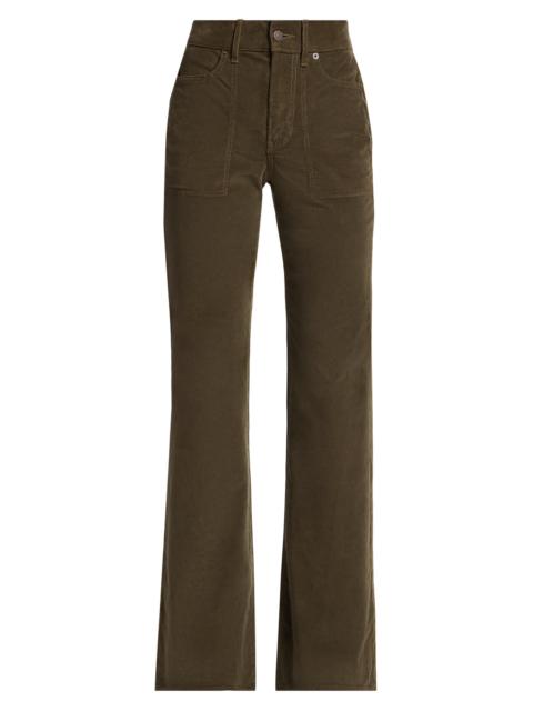 VERONICA BEARD Women's Crosbie High-Rise Wide-Leg Jeans - Cypress