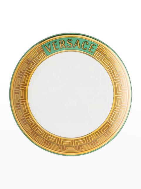 VERSACE Medusa Amplified Green Coin Salad Plate