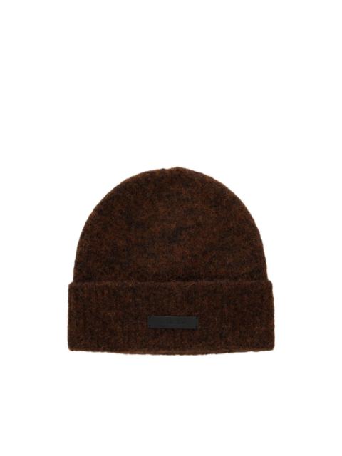 REPRESENT logo-plaque beanie hat