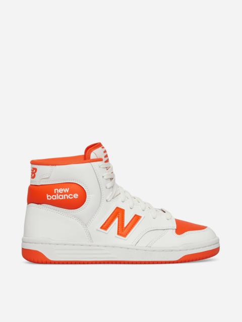 480 Hi Sneakers White / Orange