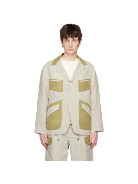 NICHOLAS DALEY Beige Fonte Blazer