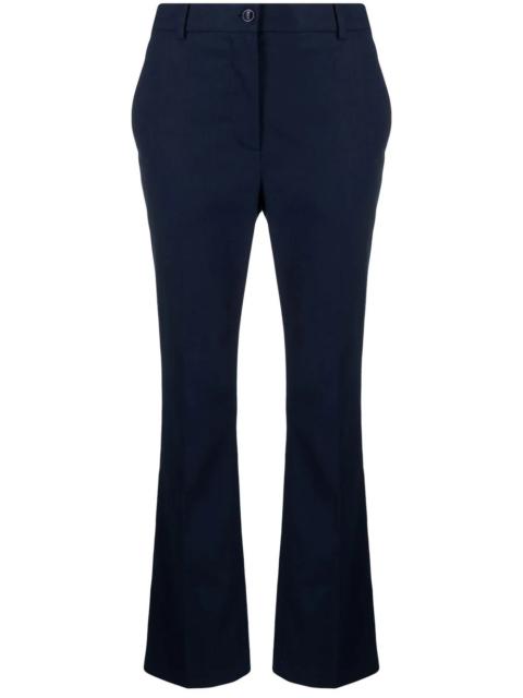 Moschino high-rise flared trousers
