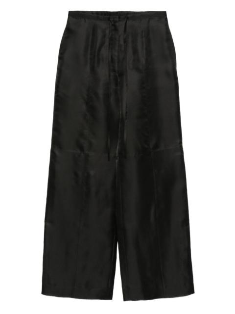 RÓHE drawstring silk trousers