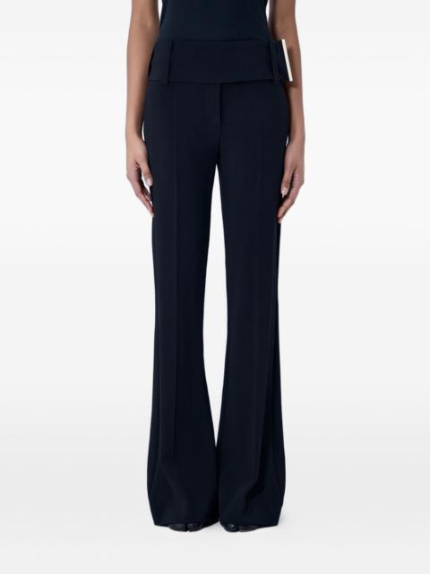 Sportmax high-waisted flared trousers