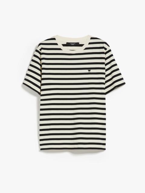 Striped jersey T-shirt
