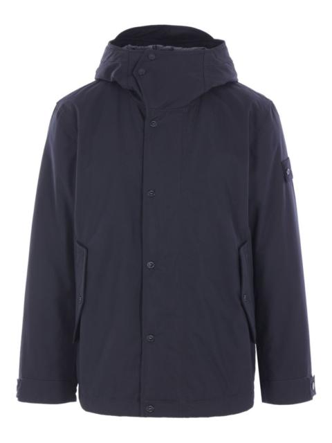 Stone Island hooded cotton jacket