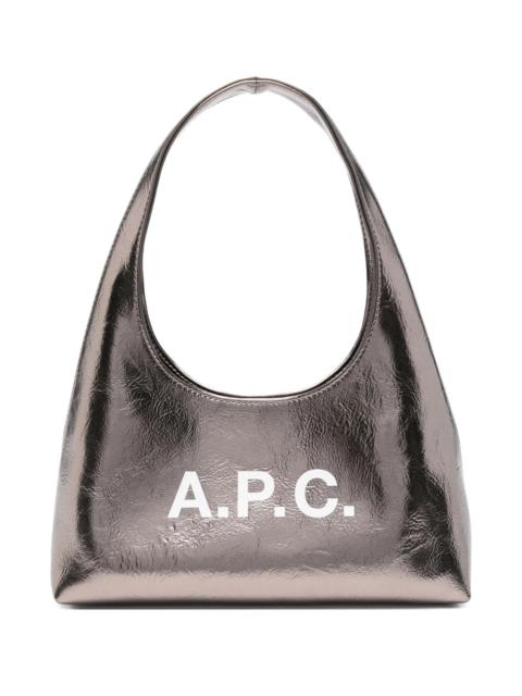 A.P.C. A.p.c. Small Metallic Logo Shoulder Bag