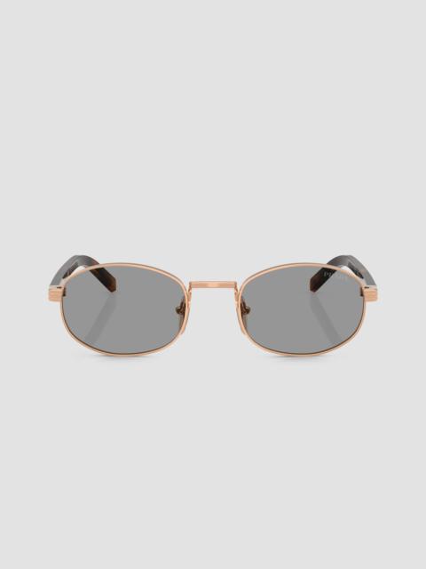 Prada Women's 52MM Oval Sunglasses - Rose Gold