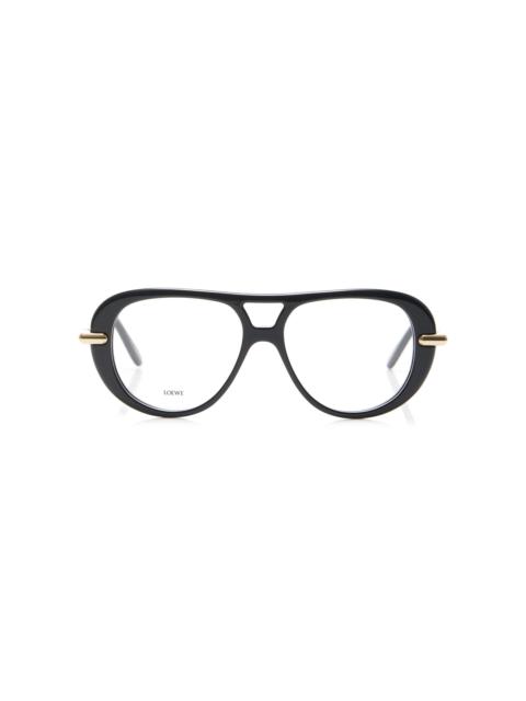 Loewe Pilot Slim Acetate Glasses black