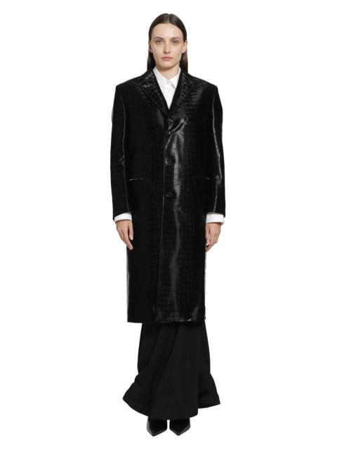 Junya Watanabe Embossed Single Breasted Coat