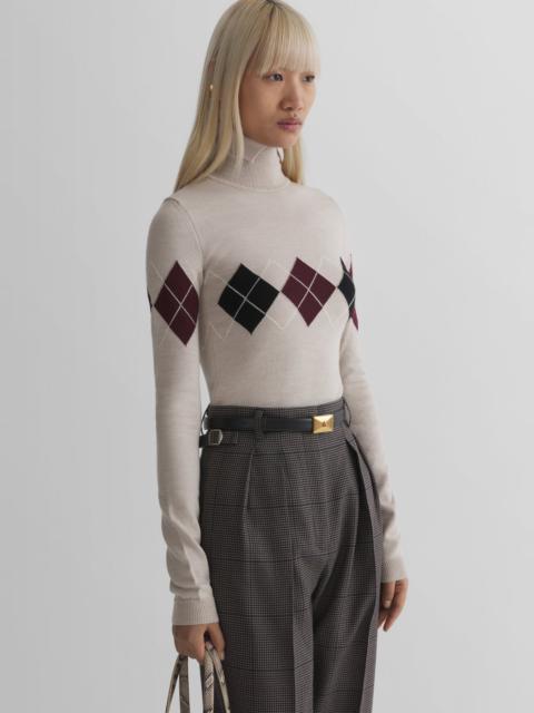 MUGLER off white argile top