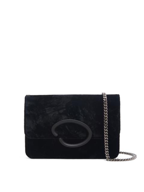 Oscar de la Renta CRUSHED VELVET O POCHETTE