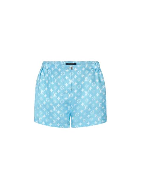 Louis Vuitton Blurry Monogram Pyjama-style Shorts