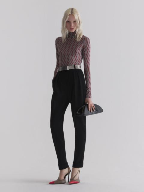 MUGLER black carrot pants