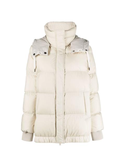 hooded padded jacket