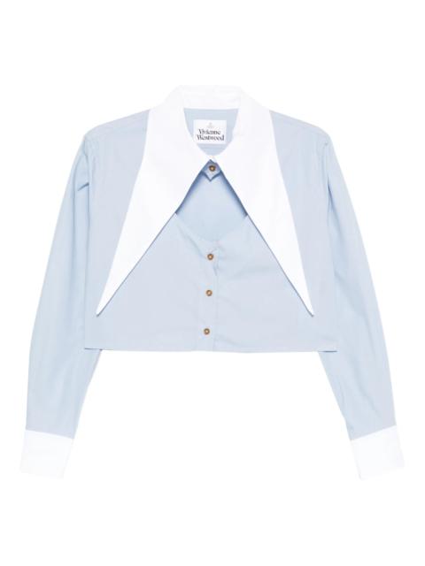 Vivienne Westwood Vivienne Westwood Cut-off Oversized-collar Shirt