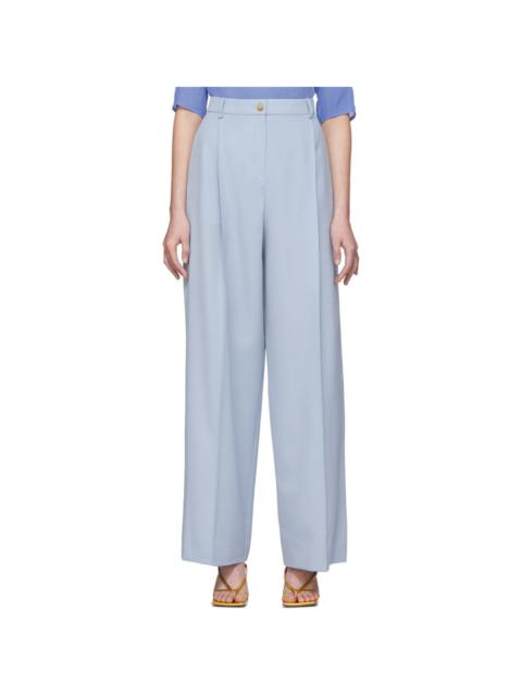 NINA RICCI Blue Long Trousers