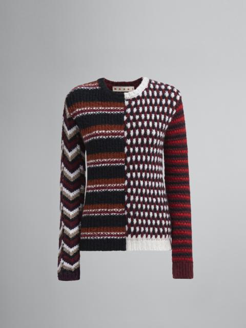 Marni 3D-STITCH SWEATER IN BLENDED YARNS