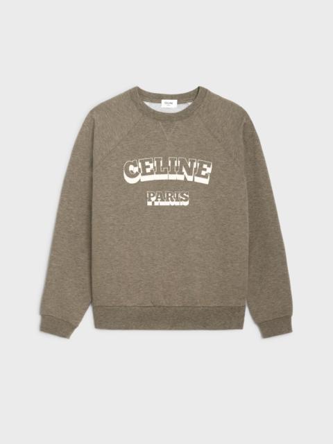 CELINE Celine Paris 70's sweatshirt in cotton and cashmere