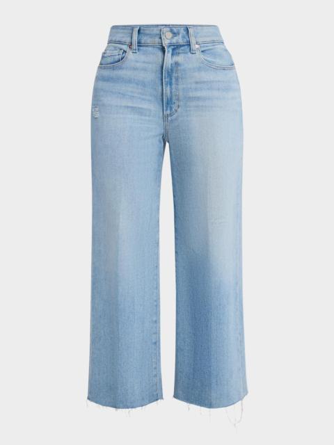 PAIGE Anessa Raw Hem Ankle Jeans