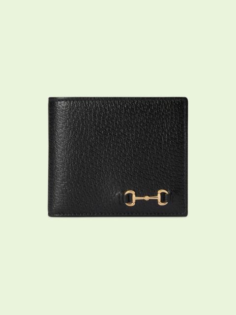 Bi-fold wallet with Horsebit