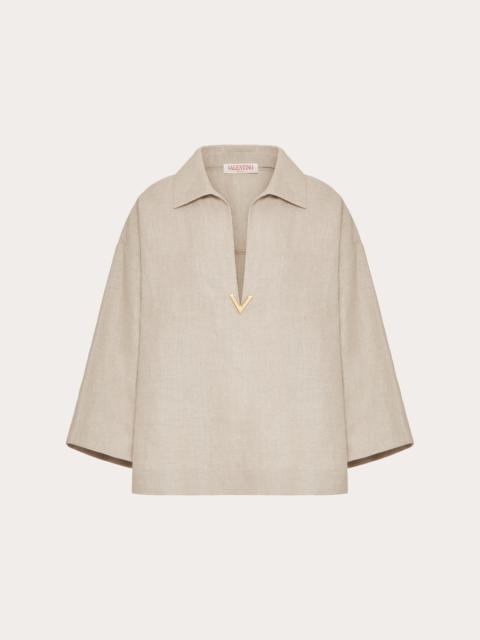 Valentino LINEN CANVAS TOP