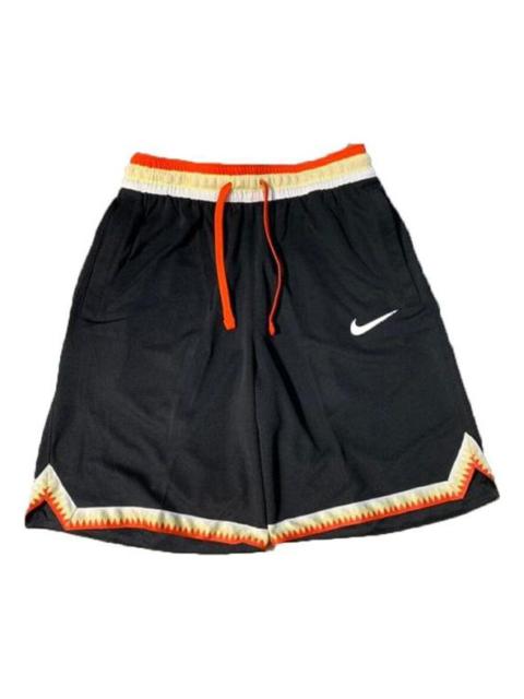 Nike 나이키 DRI-FIT DNA 농구 짧은 남자 검정/오렌지 AT3151-014