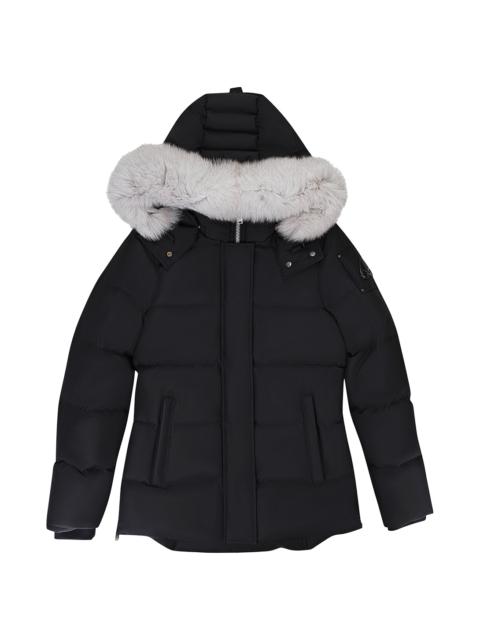 MOOSE KNUCKLES W CLOUD 3Q F PUFFER JACKET "Blk W/Nat"