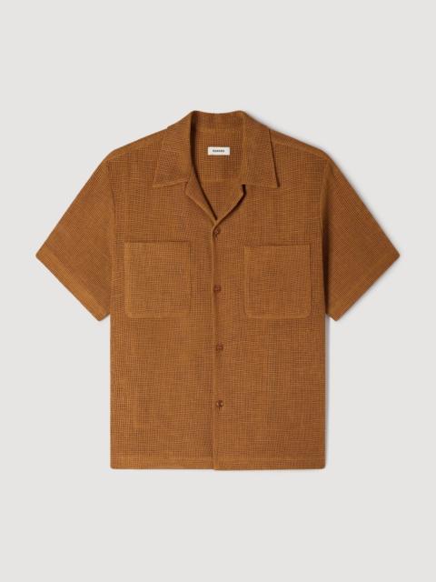 Sandro OPENWORK MESH SHIRT