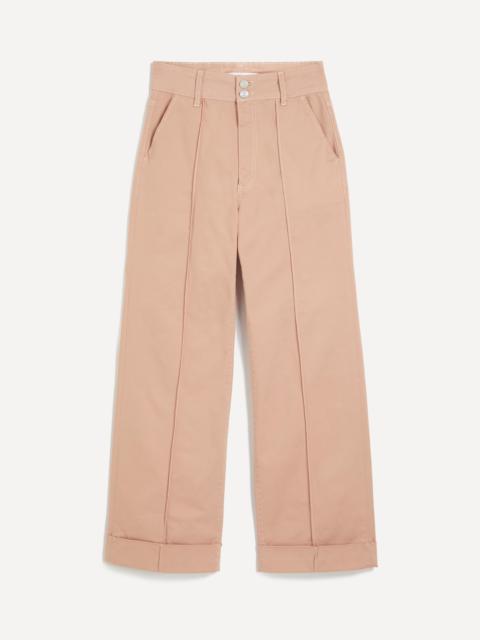 FRAME 70s Cuffed Straight Jeans