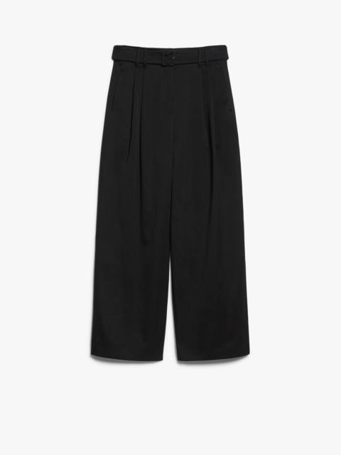 'S Max Mara DINA Wide-fit gabardine trousers