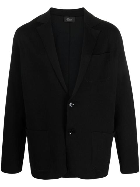 Brioni single-breasted jersey blazer