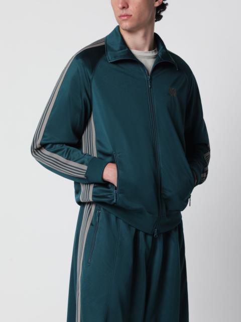 NEEDLES Jacquard polyester track jacket with zip in green