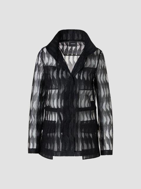 AKRIS Women's Chianti Embroidered Tulle Jacket - Black