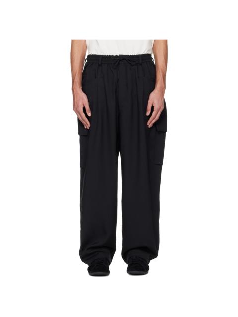 Y-3 Black Sport Uniform UT Straight Leg Cargo Pants