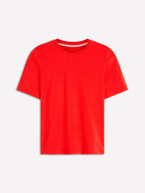 BODEN Ren Cotton Crew Neck T-shirt-Red