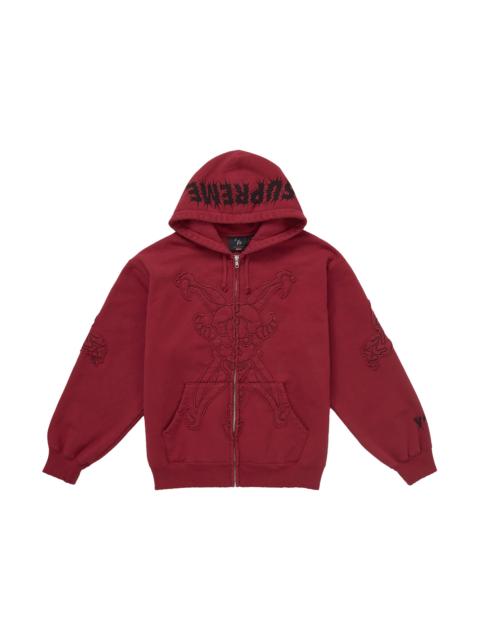 Supreme Supreme Y's by Yohji Yamamoto Zip Up Hooded Sweatshirt Red