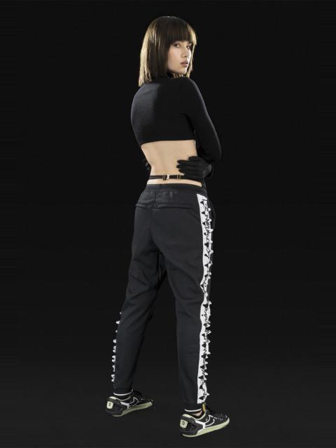 ACRONYM GGG-P1-010 Nike® Acronym® Track Pant Knit BLACK/WHITE ] with BLA-001