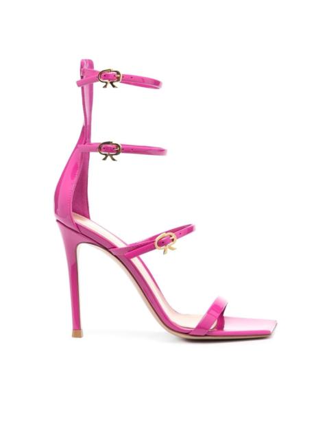 Gianvito Rossi 110mm buckle-detail leather sandals