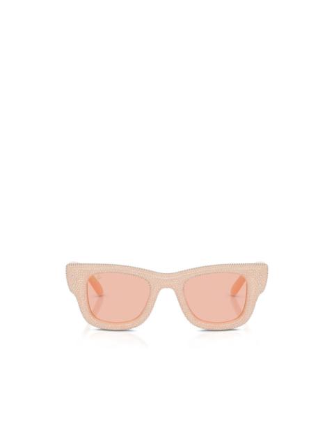 Ray-Ban Wayfarer puffer embellished square sunglasses