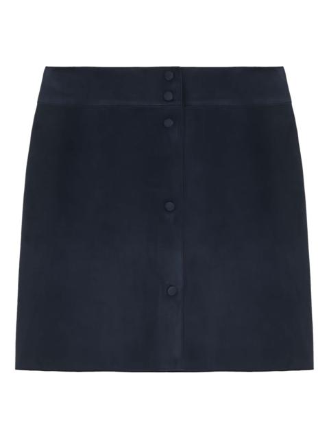 Yves Salomon suede skirt
