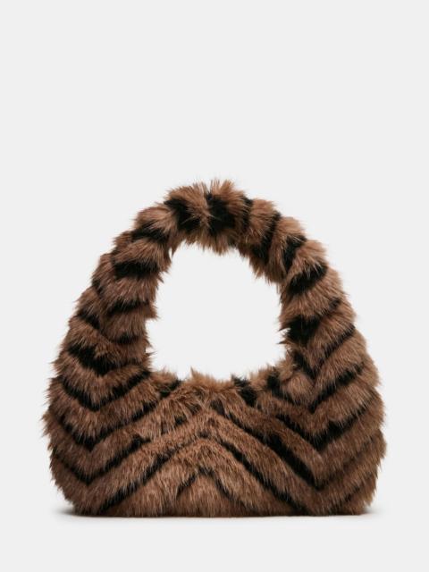 STEVE MADDEN SAGA BAG BLACK/TAN