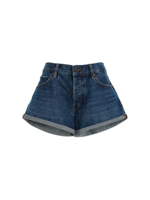 FRAME The Darling Denim Shorts medium wash