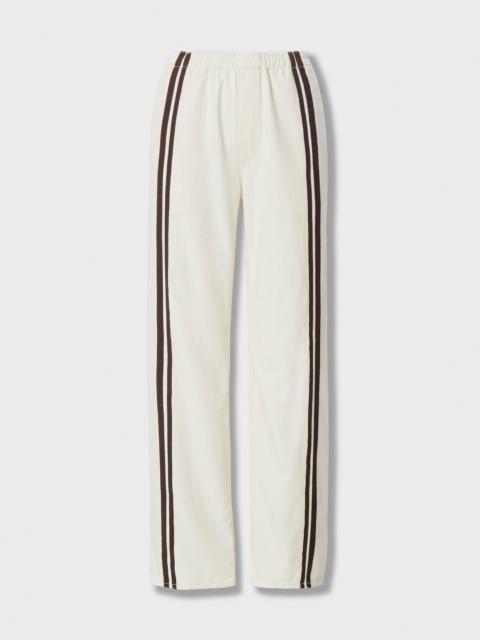 rag & bone Logan Denim Track Pants Featherweight in Ecru Sport