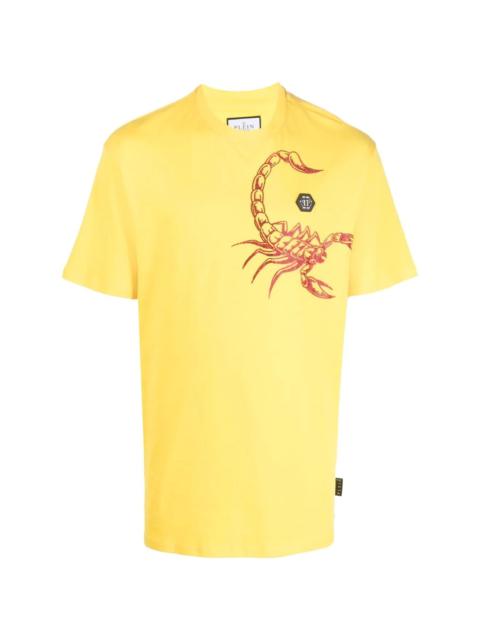 Scorpion-print short-sleeve T-shirt