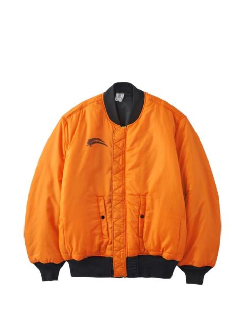 prototypes logo reversible bomber jacket
