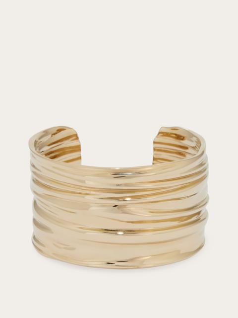 FERRAGAMO Draped Bangle - size L