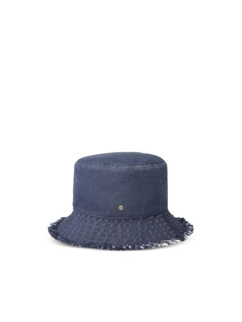 MAISON MICHEL Jason fringed appliqué hat