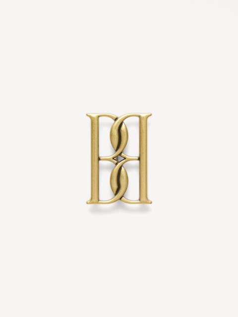 BY MALENE BIRGER Mono small gold-tone brooch